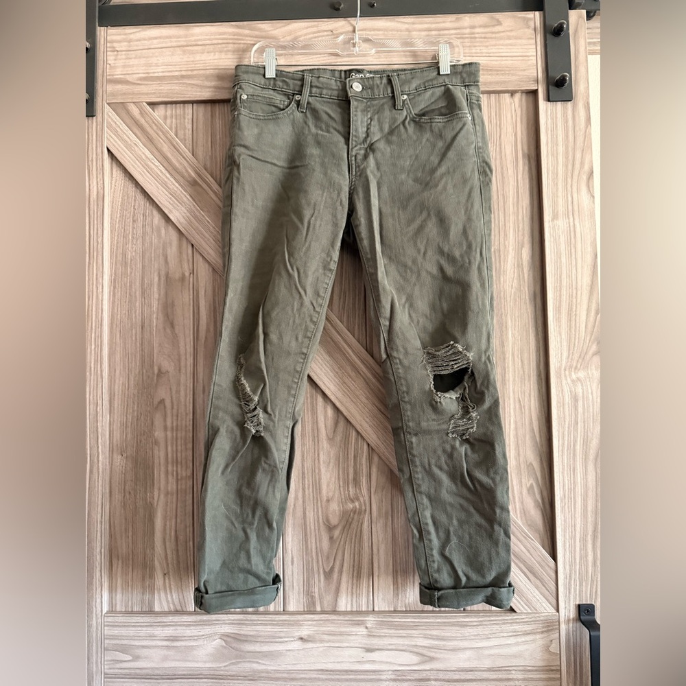 GAP Khaki Boyfriend Jeans